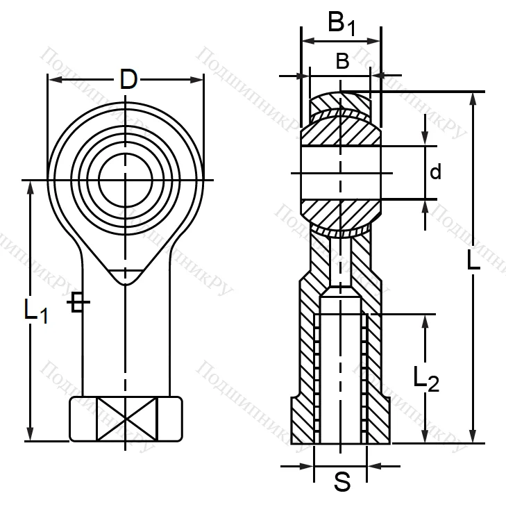 Шарнирная головка PHS 6 L в Липецке