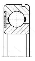 Подшипник  6007-ZN (150107) размер 35x62x14 от производителя  SKF Подшипник  6007-ZN (150107) размер 35x62x14 от производителя  SKF