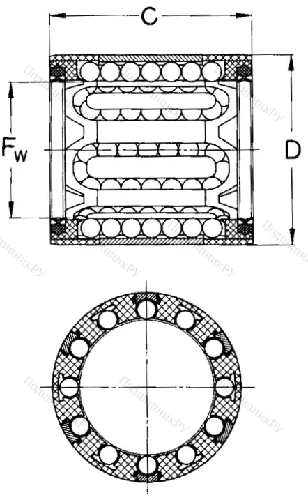 Подшипник LBBR 16-2LS/HV 6 в Липецке