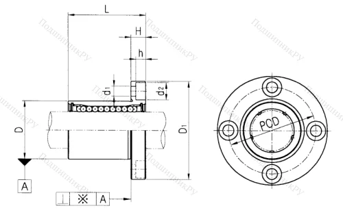 Подшипник LMF 30 UU в Липецке