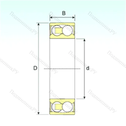 Подшипник шариковый радиальный самоцентрирующийся 2209-2RS 1TN 9