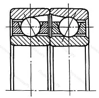 Модификация подшипника 5-366412ЛУ размер 60x150x70