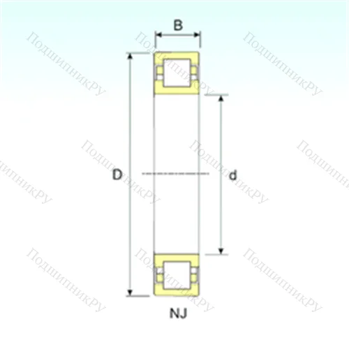 Подшипник роликовый радиальный NUP 29/600 от производителя  ISB Подшипник роликовый радиальный NUP 29/600 от производителя  ISB