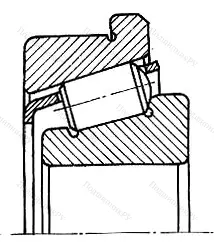 Подшипник  30228R (67228) размер 140x250x45,75 от производителя  SKF Подшипник  30228R (67228) размер 140x250x45,75 от производителя  SKF