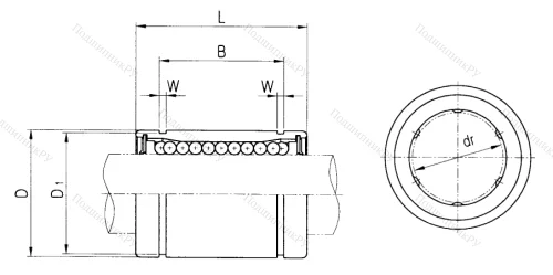 Подшипник LM 25 UU в Липецке