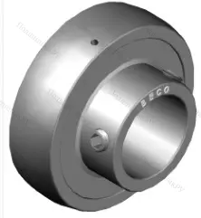 Высокотемпературный корпусной подшипник UC 207 BHTS ZZ C 4 200° BECO в Липецке