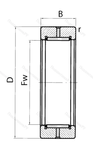 Подшипник RNAV 4003 (4024103 ГОСТ) в Липецке