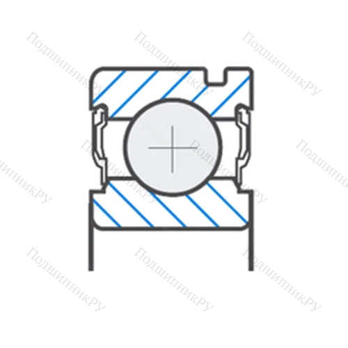 Подшипник шариковый радиальный BR 2049HLDDHNSC 3