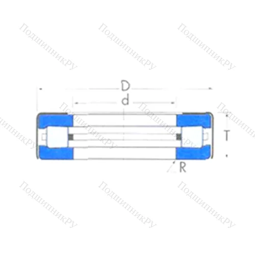 Подшипник роликовый упорный T 126