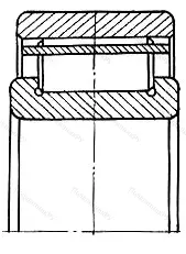 Модификация подшипника 954712 размер 60x120x58/60 ГПЗ-900 от производителя  ГПЗ-900