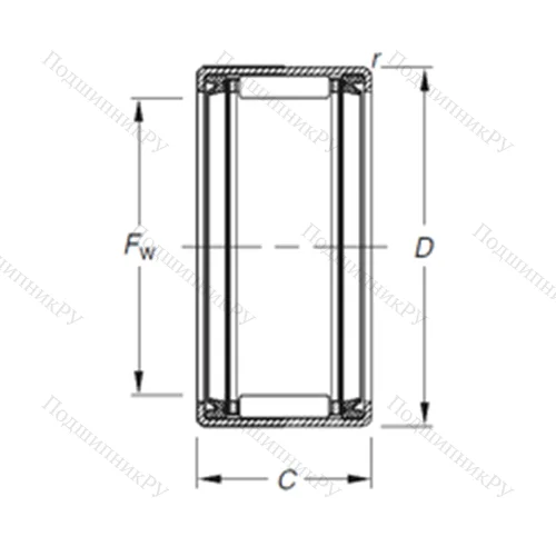 Подшипник игольчатый радиальный