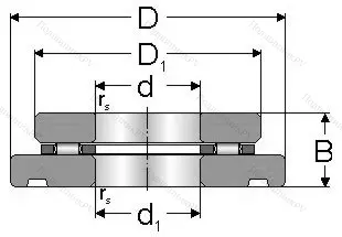 Модификация подшипника 959108Е размер 40x68x13