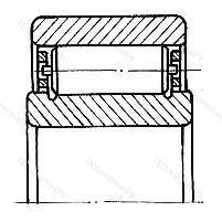 Модификация подшипника 404705 размер 25x62x36/33 от производителя  ГПЗ-1