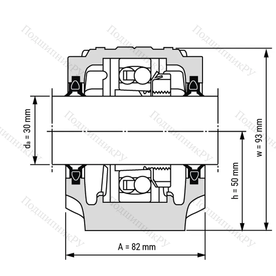 Разборный корпус опорного блока