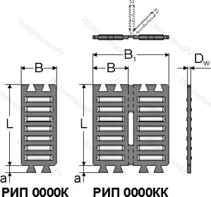 Модификация подшипника рип2025КК размер 10x32x2 от производителя  МПЗ Модификация подшипника рип2025КК размер 10x32x2 от производителя  МПЗ