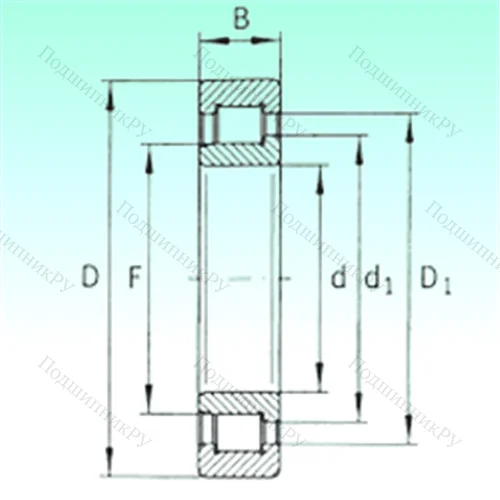 Подшипник роликовый радиальный SL 192312