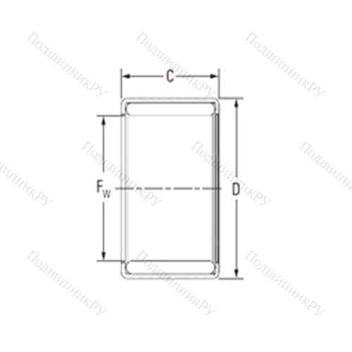 Подшипник игольчатый радиальный Y 146