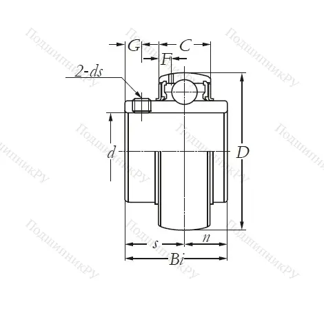 Корпусный подшипник  UCX 09 в Липецке