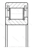 Подшипник  102215 (NCL 215) размер 75x130x25