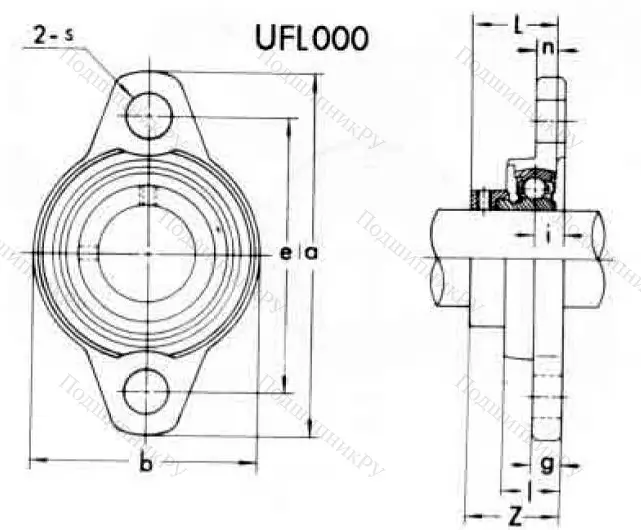 Подшипниковый узел UFL 006 (ASAHI) в Липецке