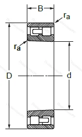 Двухрядный роликовый подшипник NN 3016 KMP 5 (3182116-5 Л ГОСТ) в Липецке