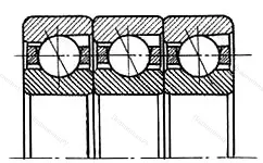 Модификация подшипника 6-666311К2 размер 55x120x87 от производителя  ГПЗ-18 Модификация подшипника 6-666311К2 размер 55x120x87 от производителя  ГПЗ-18