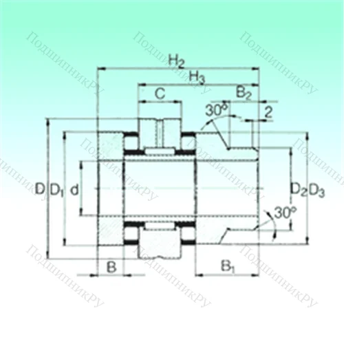 Подшипник комбинированный ZARN 4075 L TN от производителя  NBS