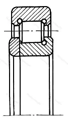 Модификация подшипника 592506 размер 30x62x17 от производителя  ЕПК