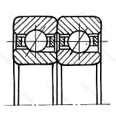 Подшипник  446311 размер 55x120x58 от производителя  ГПЗ-11