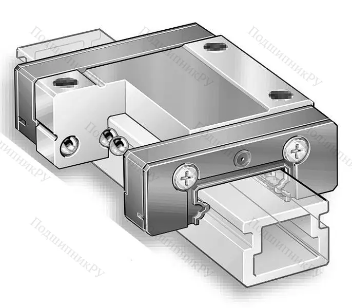 Каретка коррозионностойкая, двухрядная KWEM 15-G 2-G 2-B-V 0