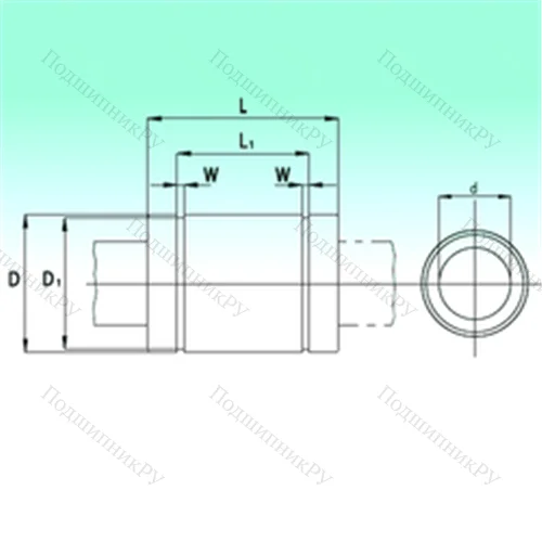 Подшипник шариковый линейный KB 2558-PP