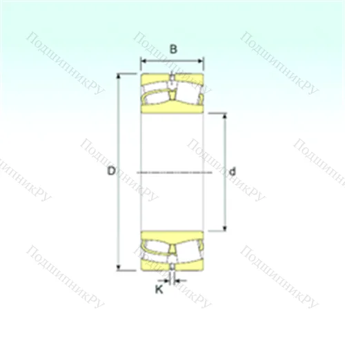 Подшипник роликовый радиальный самоцентрирующийся 241/560 от производителя  ISB Подшипник роликовый радиальный самоцентрирующийся 241/560 от производителя  ISB