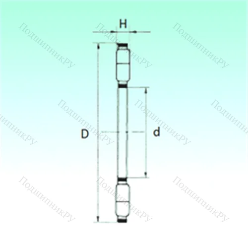 Подшипник роликовый упорный K 89460-M от производителя  NBS Подшипник роликовый упорный K 89460-M от производителя  NBS