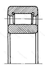 Подшипник NU 302EC/P 63 