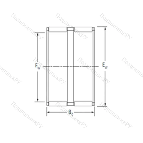 Подшипник игольчатый радиальный K 49X 55X 32HZW