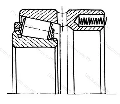 Модификация подшипника 17828Л размер 140x190x80 ГОСТ 520-89
