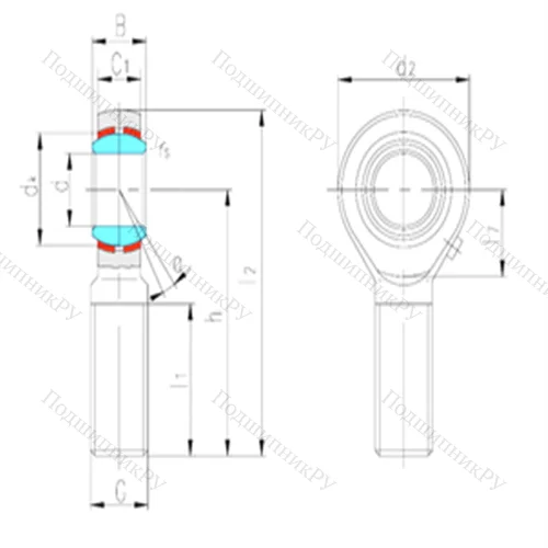 Подшипник скольжения сферический SABP 22S