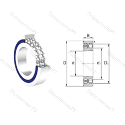 Подшипник шариковый радиальный самоцентрирующийся S 2204-2RS