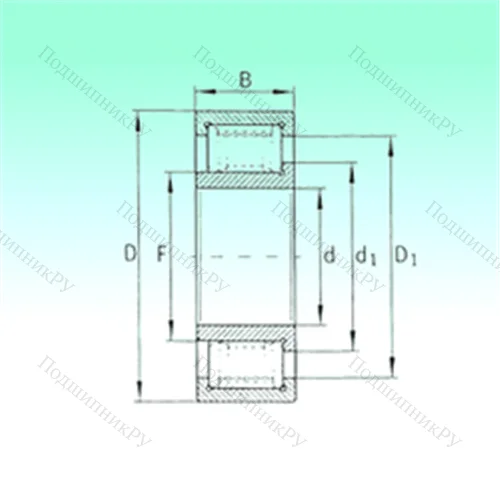 Подшипник роликовый радиальный ZSL 192311 от производителя  NBS