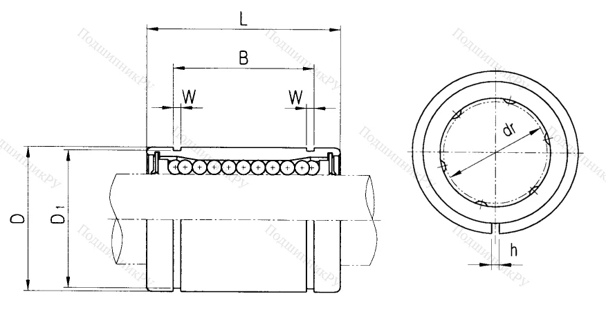 Подшипник LM 6 UU AJ в Липецке