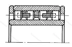 Модификация подшипника 1319 размер 95x200x45 от производителя  CRAFT