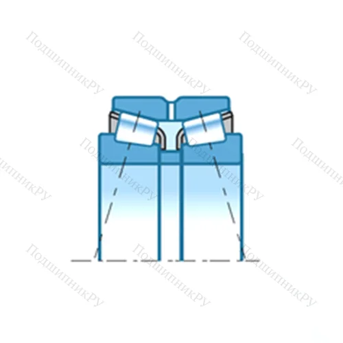 Подшипник роликовый радиально-упорный 4T-795/792D+A от производителя  NTN Подшипник роликовый радиально-упорный 4T-795/792D+A от производителя  NTN