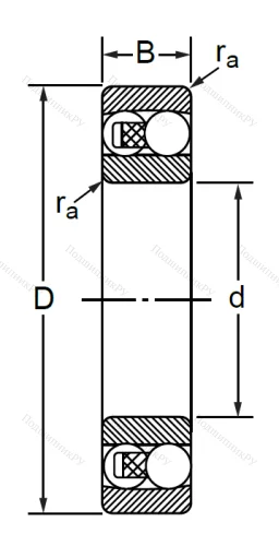 Двухрядный шариковый подшипник 1208 в Липецке Двухрядный шариковый подшипник 1208 в Липецке