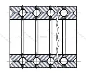 Модификация подшипника 128723 размер 115x205x570