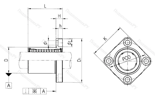 Подшипник LMK 40 UU в Липецке