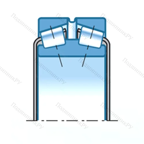 Подшипник роликовый радиально-упорный CRD-3414 от производителя  NTN Подшипник роликовый радиально-упорный CRD-3414 от производителя  NTN