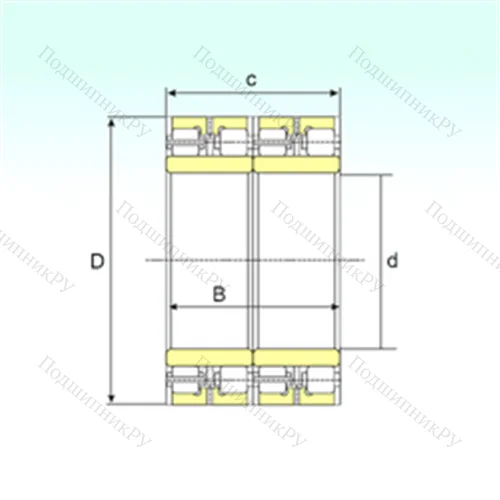 Подшипник роликовый радиальный FCDP 120174540