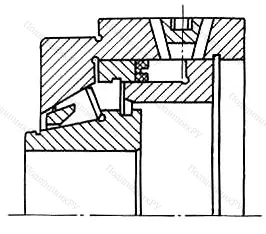 Подшипник  117714 размер 70x122/132x23