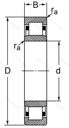 Цилиндрический роликовый подшипник 32506 (NU 2206) в Липецке Цилиндрический роликовый подшипник 32506 (NU 2206) в Липецке