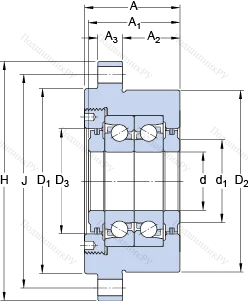 Подшипник FBSA 204/DB